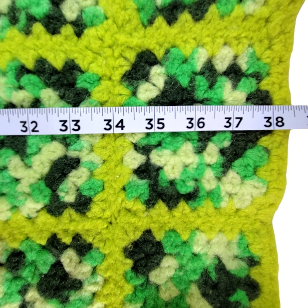 Handmade green yellow